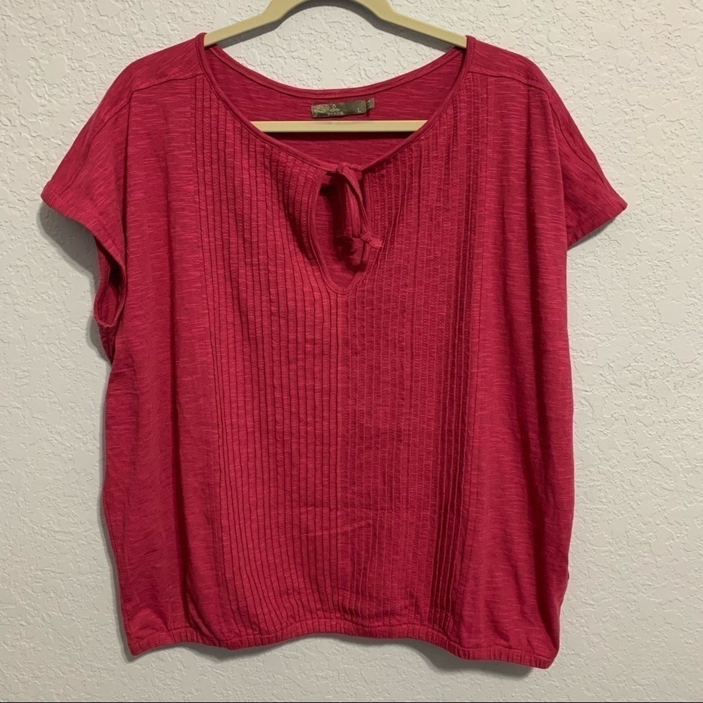 PrAna Ocupas Popover Short Sleeve Top